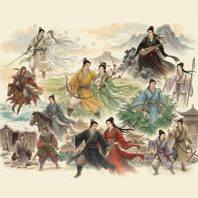 The 10 Best Couples in Jin Yong's Novels