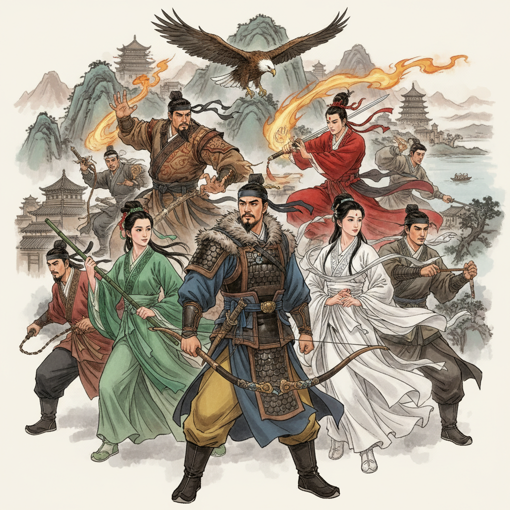 The Enduring Legacy of Jin Yong’s Wuxia Novels: Characters, Martial Arts, and Cultural Influence