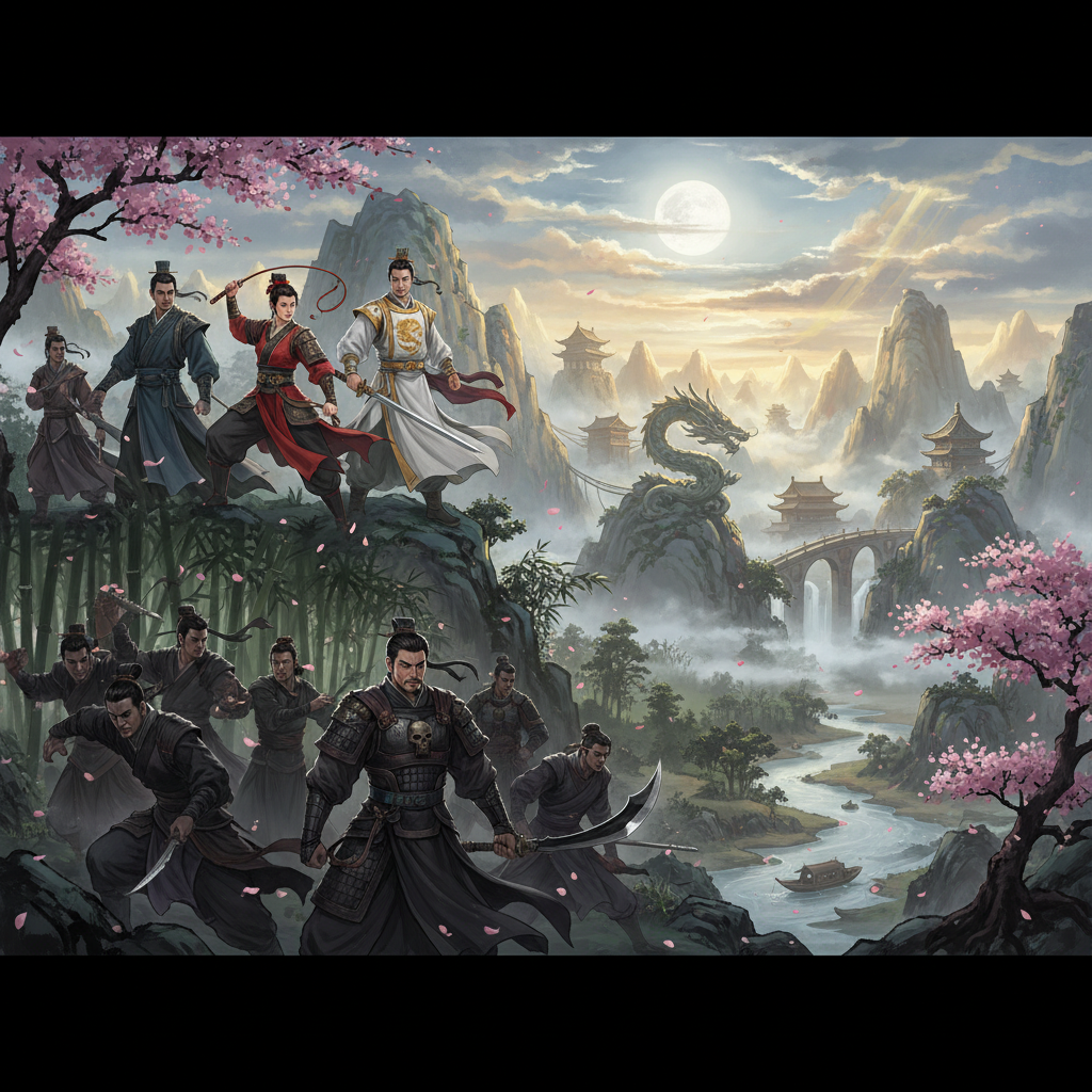 Unraveling the Heroes and Antiheroes of Jin Yong's Wuxia Novels