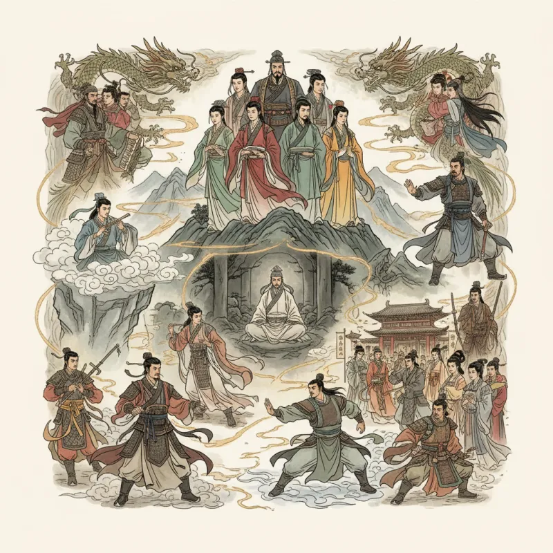 Hidden Connections Between Jin Yong Novels