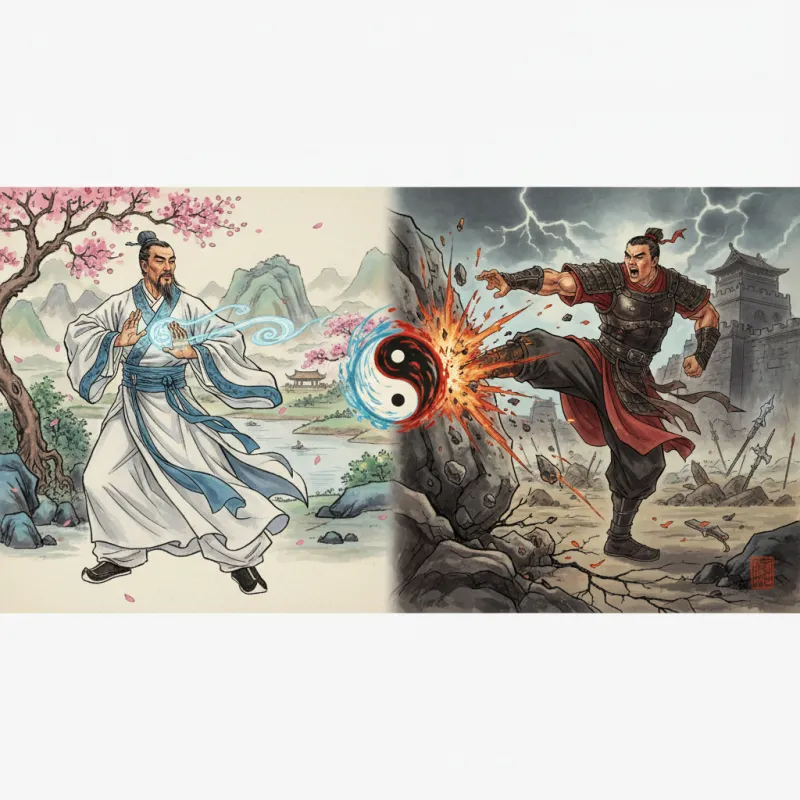 Internal vs. External Martial Arts in Jin Yong's Novels