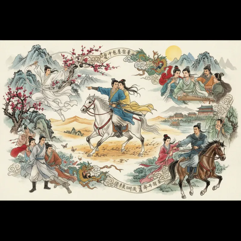 The Couples of Jin Yong: Love Stories Hidden Inside Martial Arts Epics