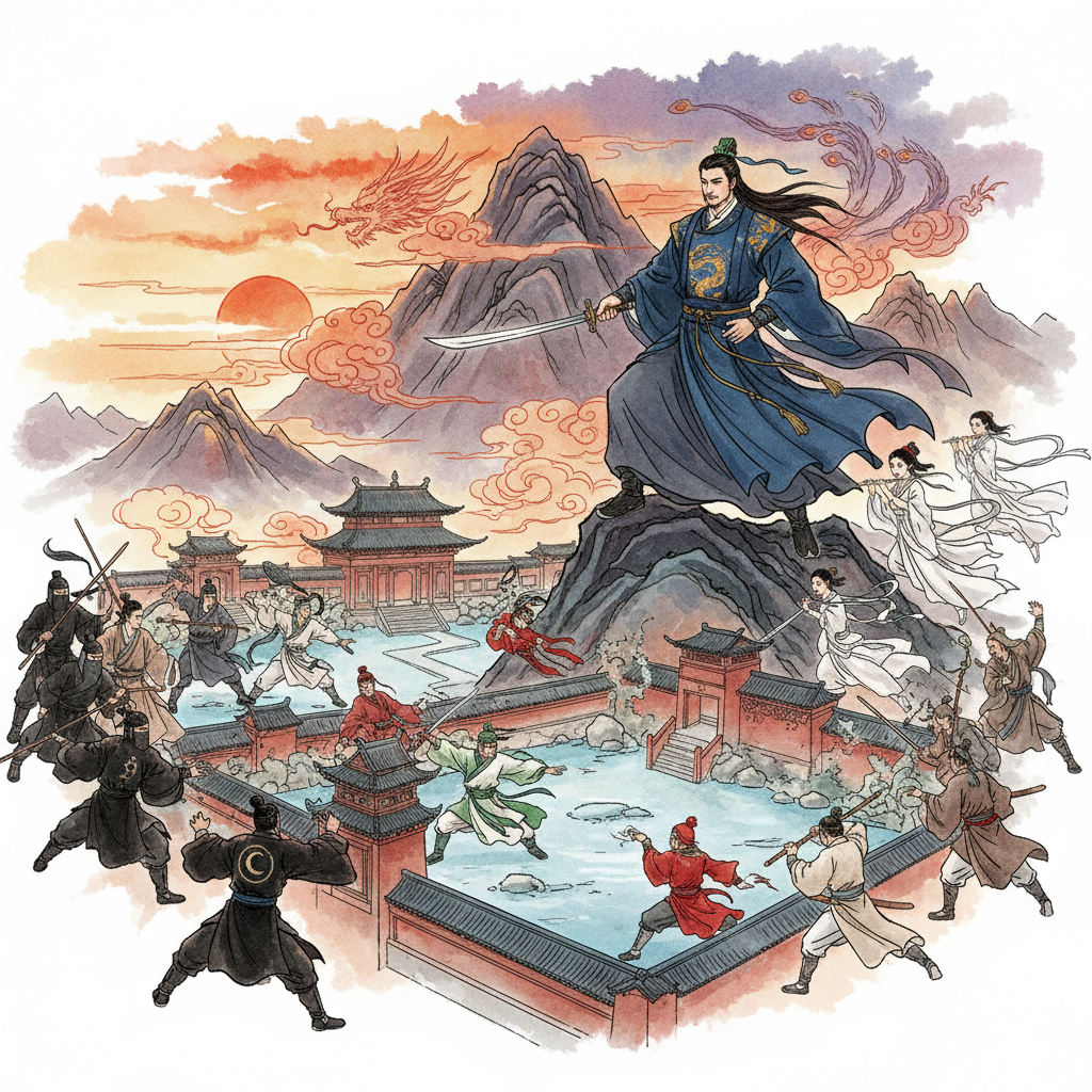 Exploring the Intricate Sects within Jin Yong's Iconic Wuxia Novels