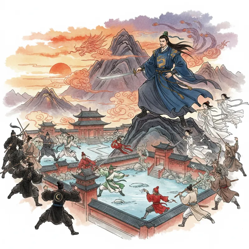 Exploring the Intricate Sects within Jin Yong's Iconic Wuxia Novels