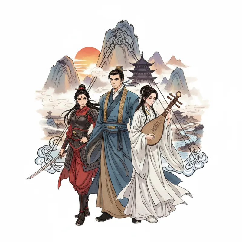 Love Triangles in Jin Yong: The Most Complicated Relationships