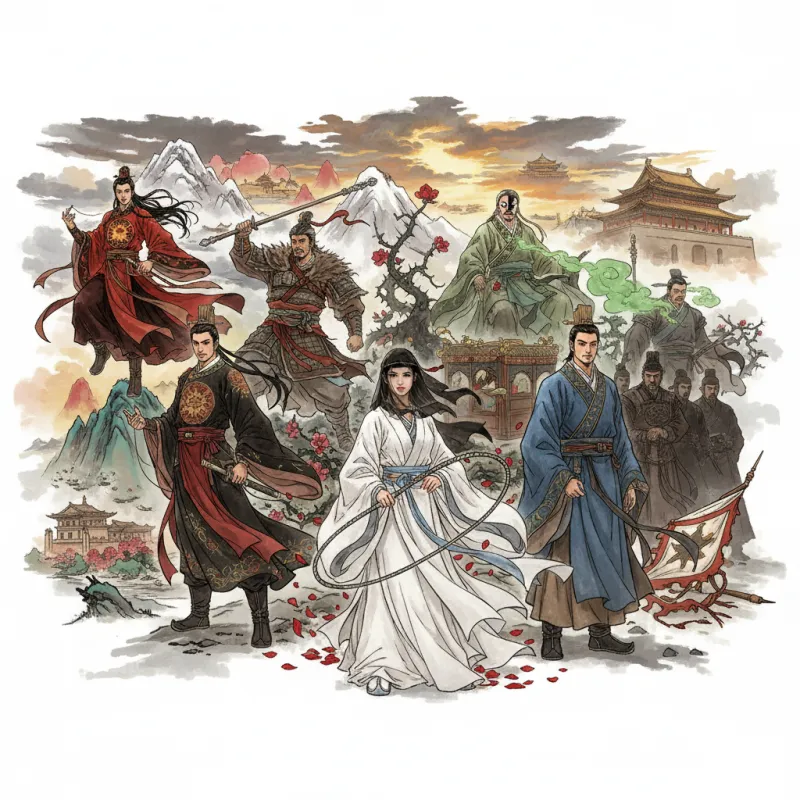 The Most Complex Villains in Jin Yong Fiction