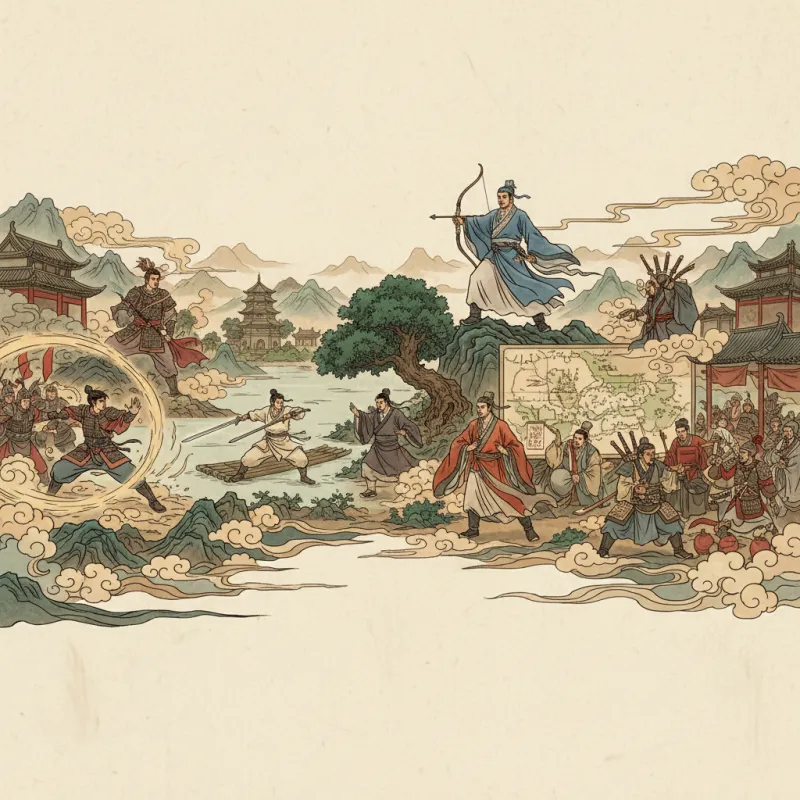 The Complete Timeline of Events Across Jin Yong's Novels