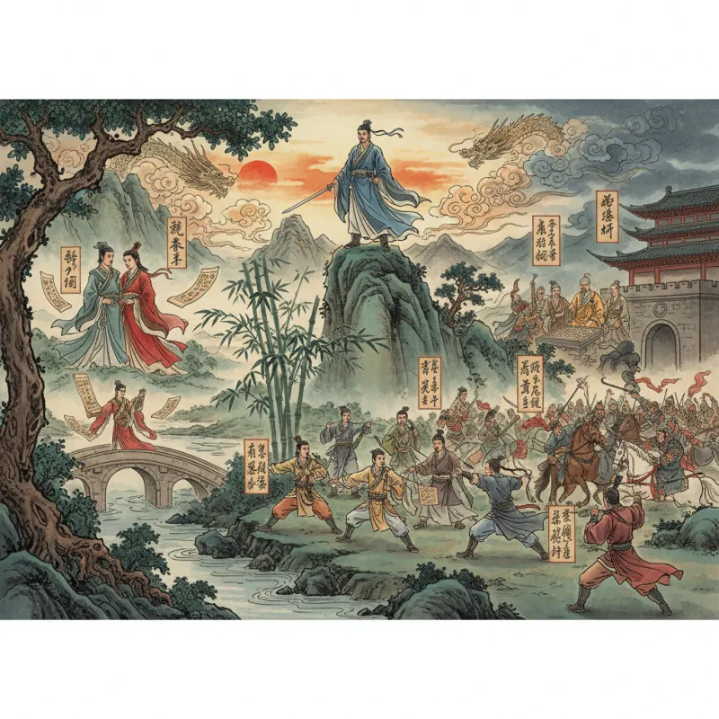 The Major Themes in Jin Yong's Novels