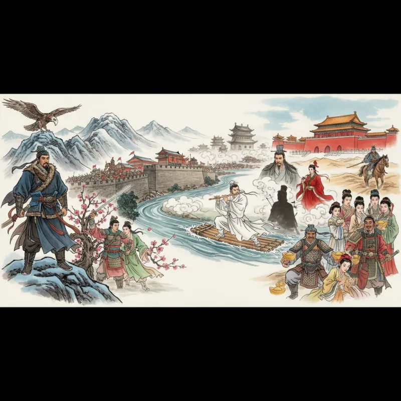 A Timeline of Jin Yong's Martial World: From the Song Dynasty to the Qing