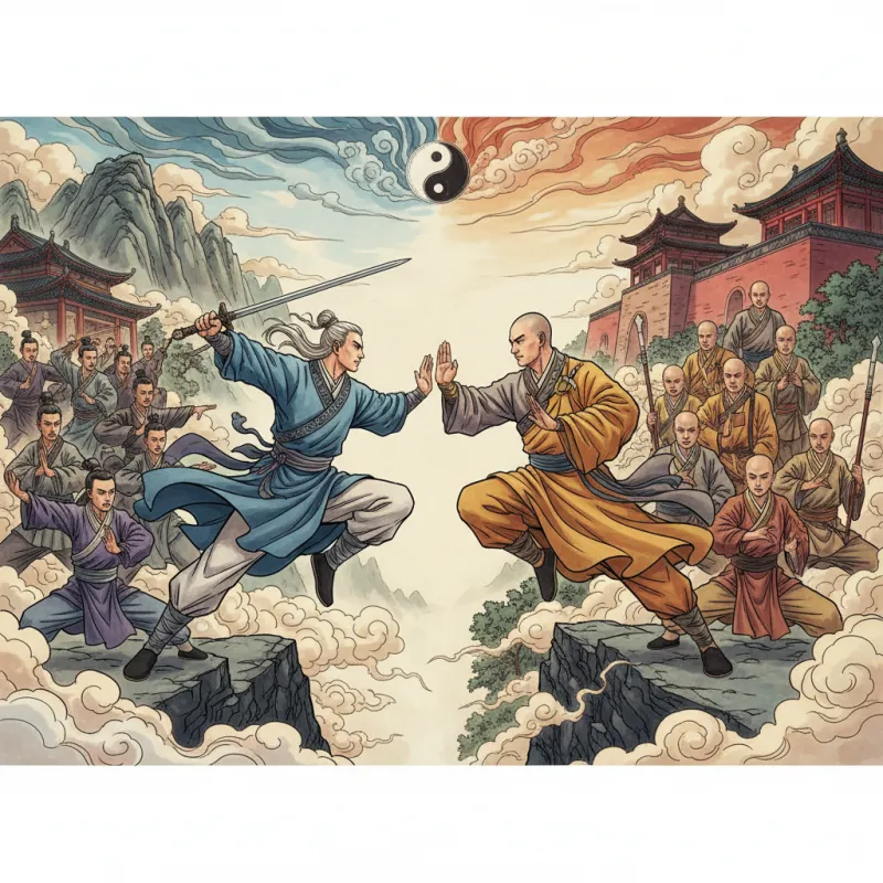 Wudang vs. Shaolin: The Great Rivalry of Chinese Martial Arts
